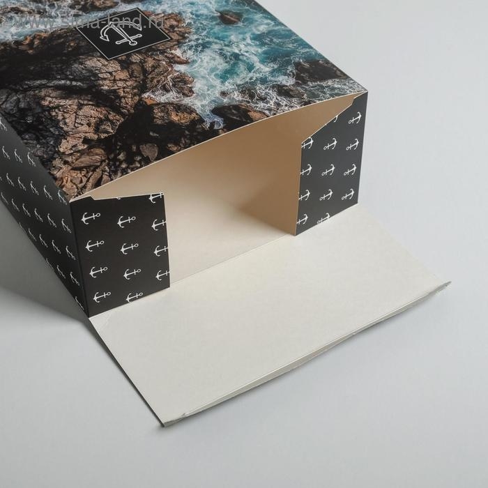 Коробка подарочная складная, упаковка, «Море», 22 х 30 х 10 см Коробка подарочная складная, упаковка, «Море», 22 х 30 х 10 см