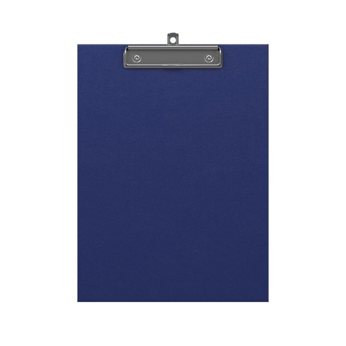 Планшет с зажимом А4, 2 мм, ErichKrause Standard, картон/бумвинил, синий (клипборд)