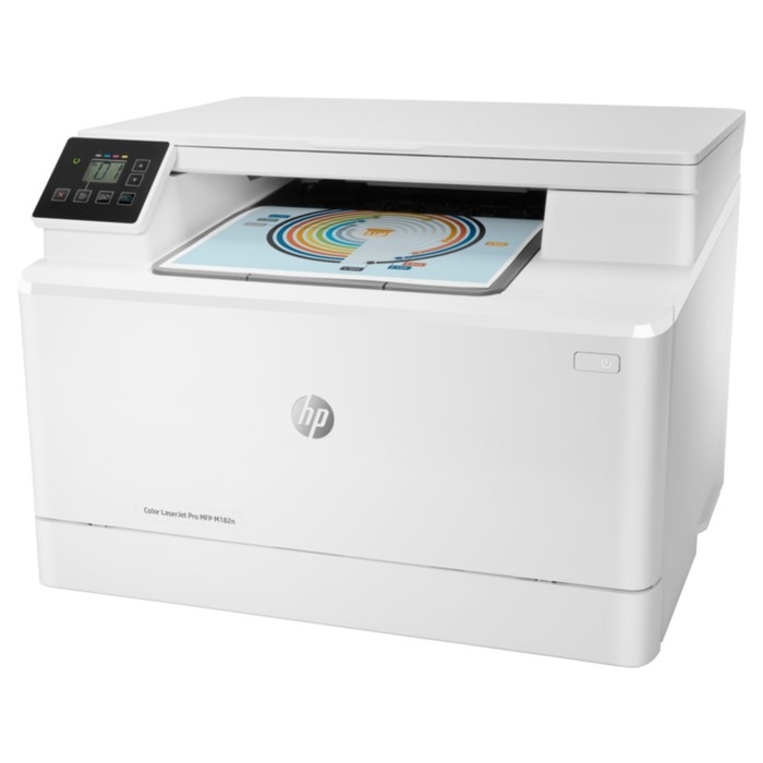 МФУ, лаз цв печать HP LaserJet Pro M182N, 600x600 dpi, 16 стр/мин(цв/чб), А4, белый МФУ, лаз цв печать HP LaserJet Pro M182N, 600x600 dpi, 16 стр/мин(цв/чб), А4, белый