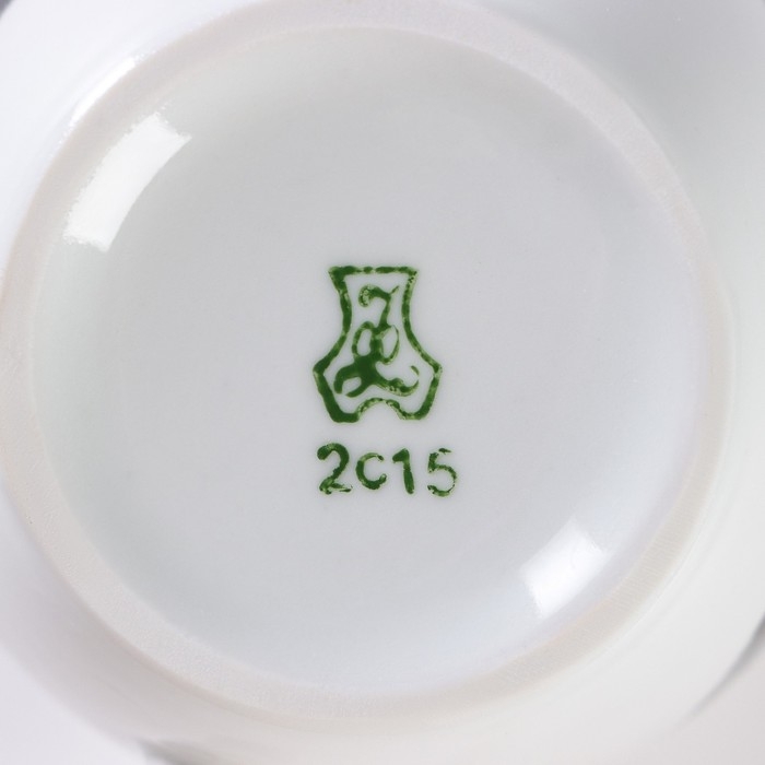 Кружка фарфоровая &laquo;Тигр&raquo;, 300 мл, белая