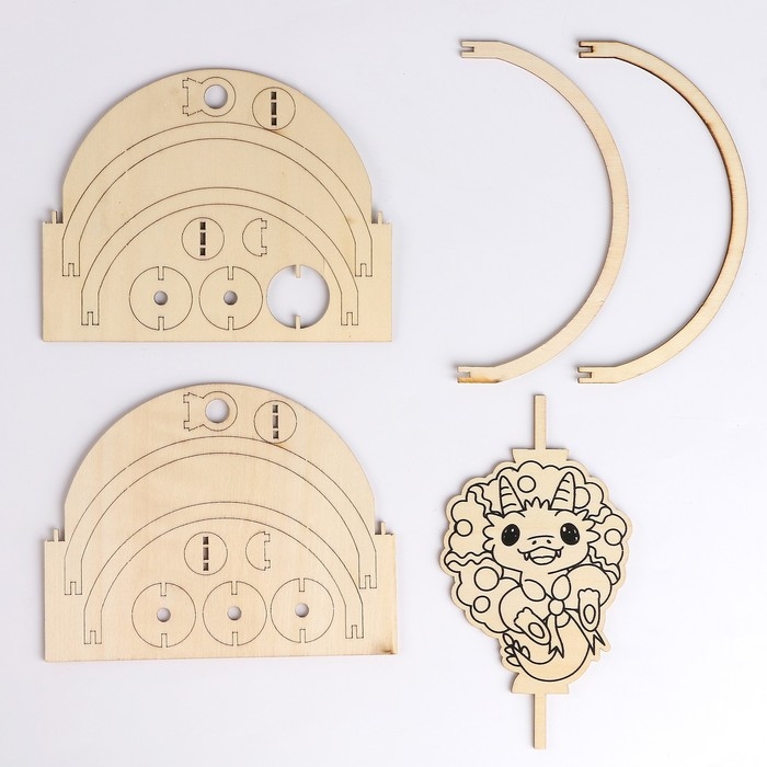 Набор для творчества «Ёлочная игрушка из дерева, Дракон» в сфере