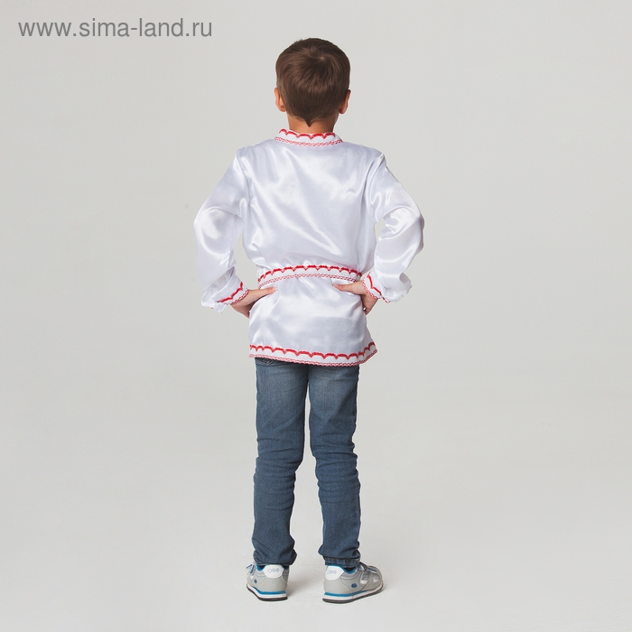 Русская народная рубаха для мальчика, р-р 60, рост 110-116 см Русская народная рубаха для мальчика, р-р 60, рост 110-116 см