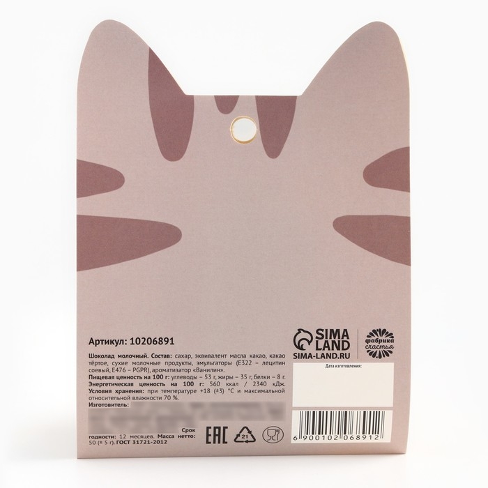 Шоколадные таблетки - дропсы &laquo;От грусти, печали, тоски&raquo;, 50 г.