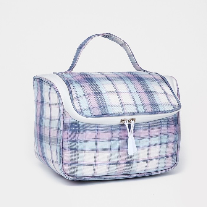 Косметичка на молнии, цвет розовый/голубой Косметичка на молнии, цвет розовый/голубой