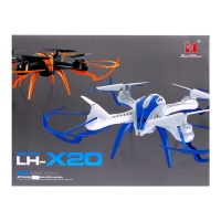 Квадрокоптер LH-X20WF, камера, передача изображения на смартфон, Wi-FI, цвет чёрно-оранжевый