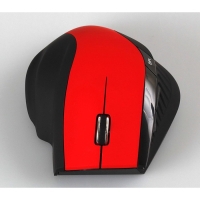 Мышь Smartbuy 613AG, беспроводная, оптическая, 2000 dpi, 2xAA , USB, красная