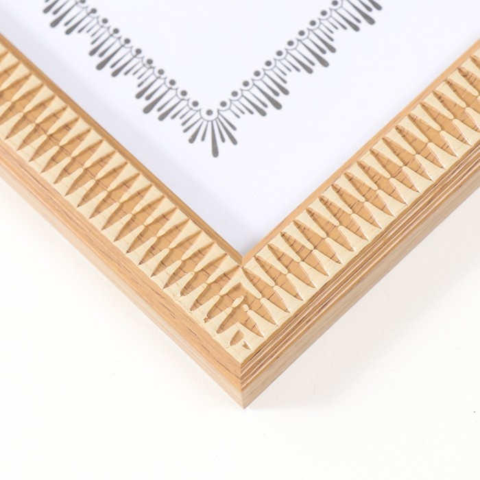 Фоторамка пластик формат А4 Фоторамка пластик формат А4 "Вытянутый ромб из дерева" 23х32 см