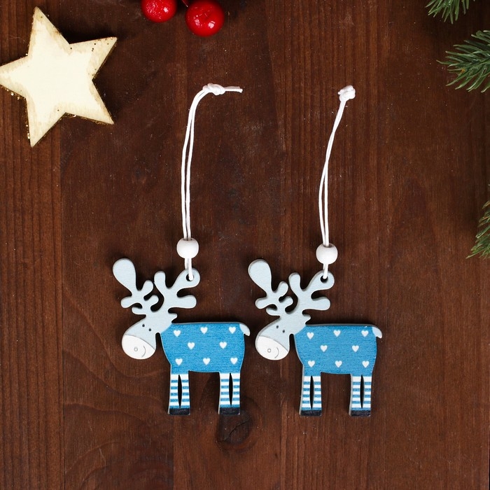Набор подвесок «Олени», 2 шт. Набор подвесок «Олени», 2 шт.