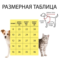 Комбинезон принтованный с замком на спине, размер 10 (ДС 25 см,ОГ 34 см,ОШ 24 см), красный