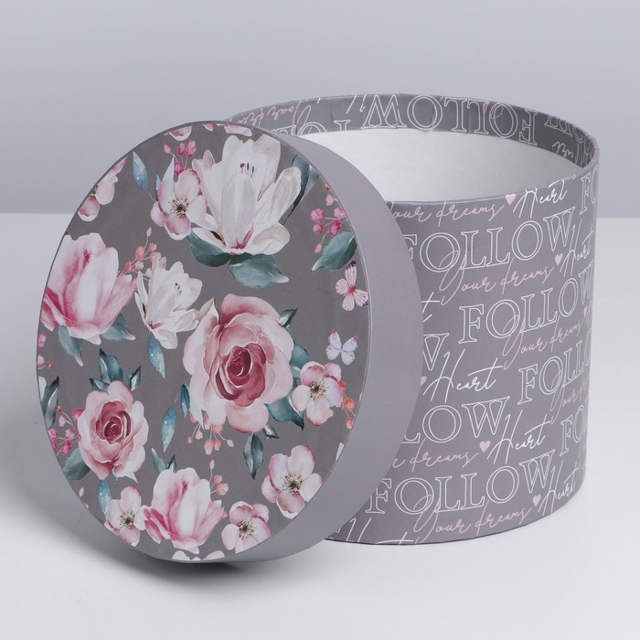 Набор коробок 5 в 1, упаковка подарочная, «Цветы», 13 х 13,5‒19.5 х 23 см