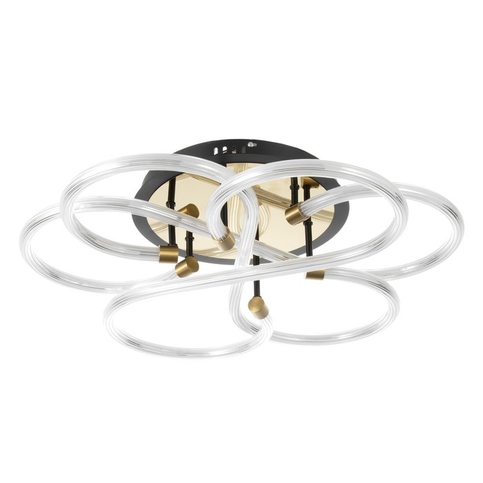 Люстра Люстра "Риоли" LED 96Вт золото 60х60х6 см BayerLux