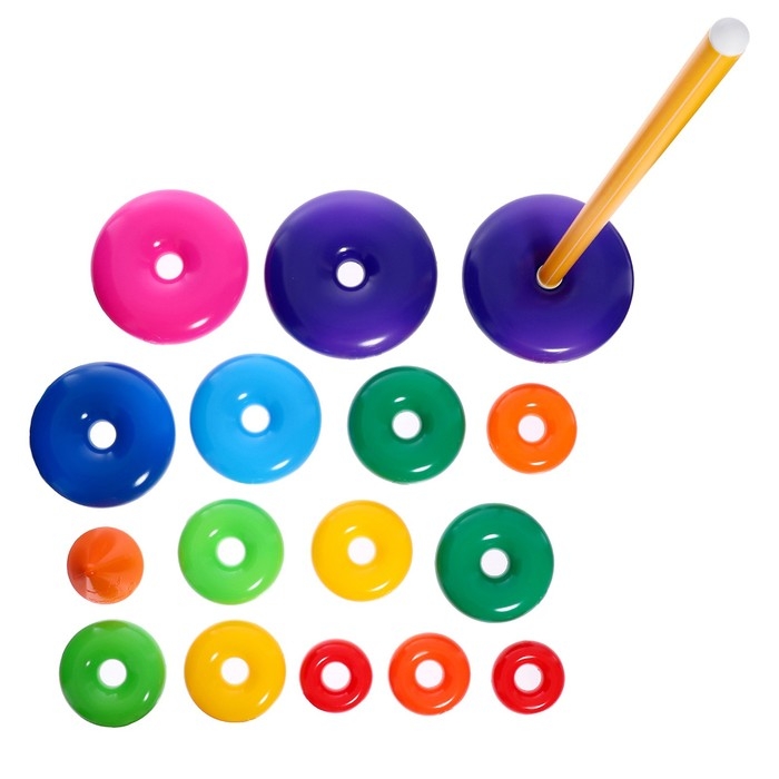 Пирамидка, с конусом, 15 колец Пирамидка, с конусом, 15 колец