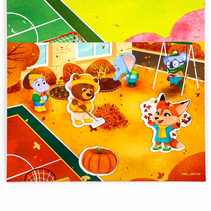 Магнитная игра Магнитная игра "Изучаем времена года" 28 *20