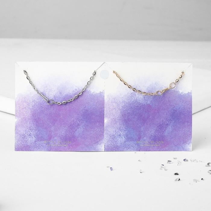 Кулоны «Неразлучники» best friends, цвет серебристо-золотой, L=50 см Кулоны «Неразлучники» best friends, цвет серебристо-золотой, L=50 см