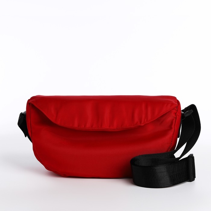 Сумка молодёжная на молнии, цвет красный Сумка молодёжная на молнии, цвет красный