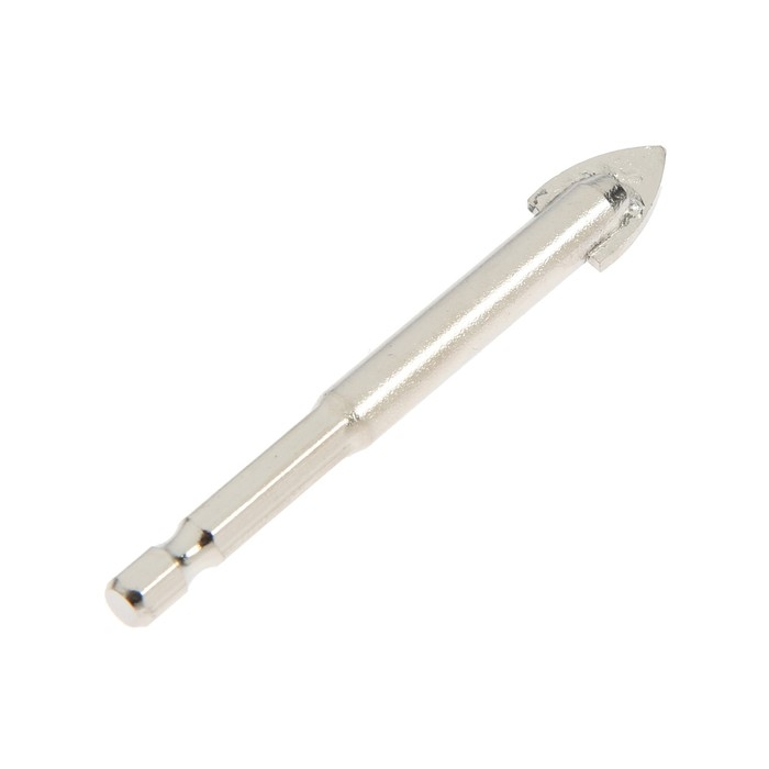 Сверло по керамике твердосплавное ТУНДРА, шестигранный хвостовик, 12 мм Сверло по керамике твердосплавное ТУНДРА, шестигранный хвостовик, 12 мм