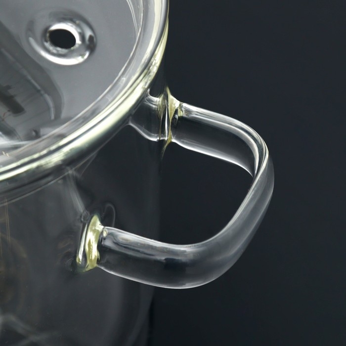 Кастрюля из жаропрочного стекла «Тропики», 1300 мл Кастрюля из жаропрочного стекла «Тропики», 1300 мл