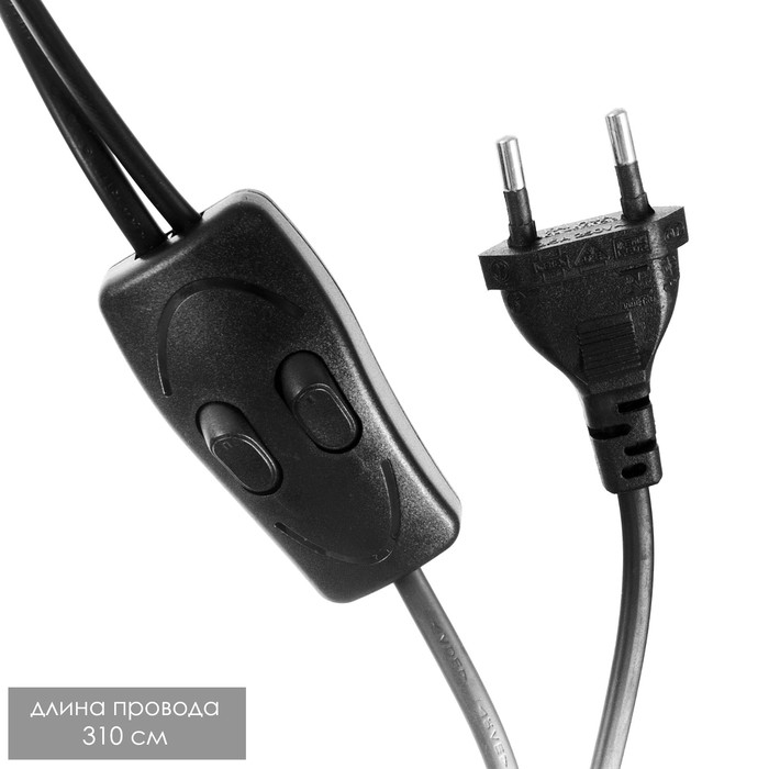 Торшер  Торшер "Тренд 2" 1х40Вт Е27+1хЕ27 40Вт серебристый 22х22х180 см.