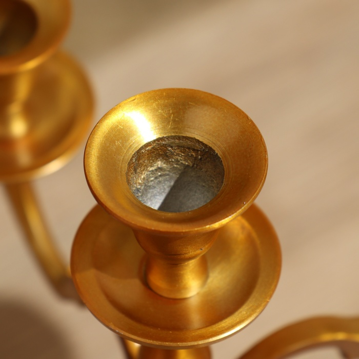 Подсвечник  Подсвечник "Джания" на 5 свечей 18х18х35 см, алюминий