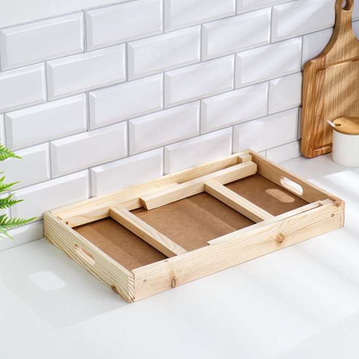 Столик для завтрака складной, 50×30см, с ручками Столик для завтрака складной, 50×30см, с ручками