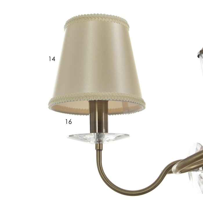 Люстра Люстра "Авиталь" 5xЕ14 40Вт бронза 58х58х80 см BayerLux