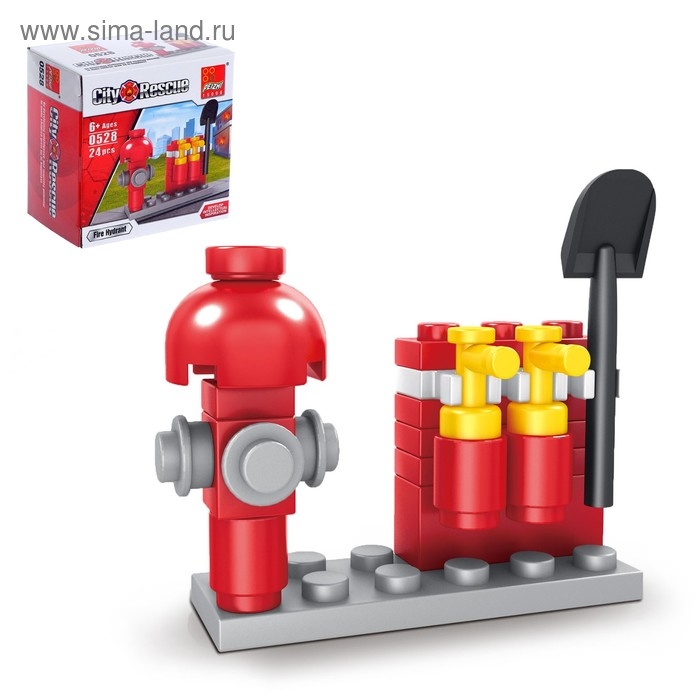 Конструктор «Городские спасатели», 4 вида, цвета МИКС Конструктор «Городские спасатели», 4 вида, цвета МИКС