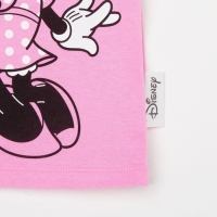 Футболка детская Disney "Минни", рост 98-104 (30), розовый