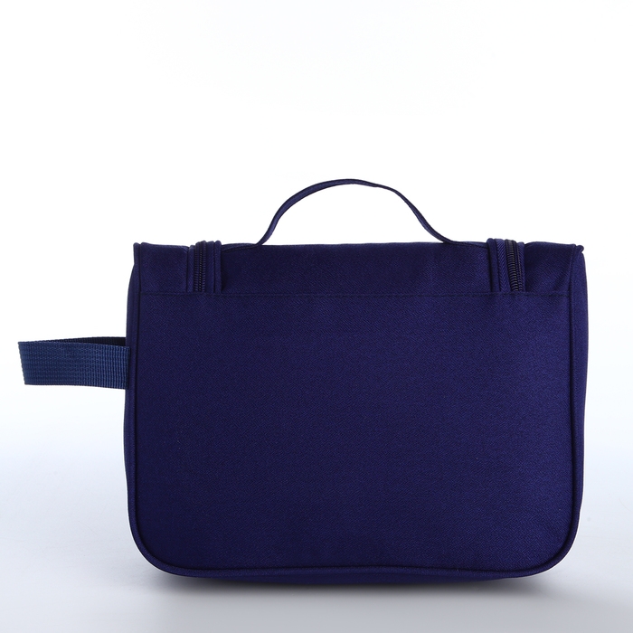 Косметичка на молнии, цвет синий Косметичка на молнии, цвет синий