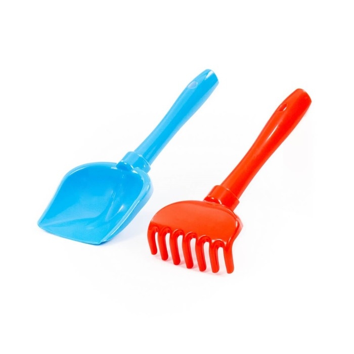Набор для песочницы: лопатка, грабельки, цвета МИКС Набор для песочницы: лопатка, грабельки, цвета МИКС