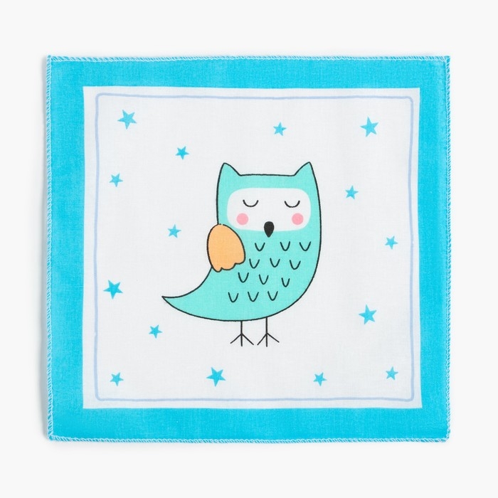 Набор носовых платков Крошка Я Набор носовых платков Крошка Я "Зверята" 21*21 см-12 шт, цв. МИКС, 100% хл