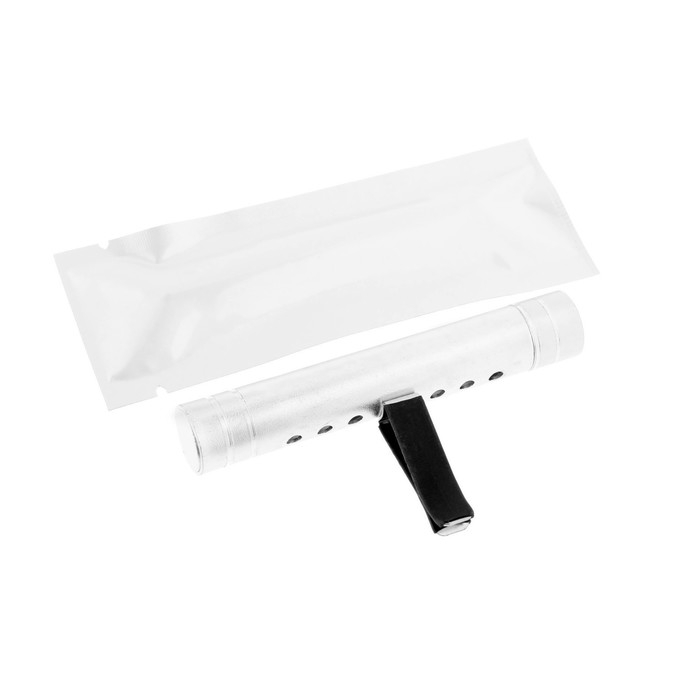 Ароматизатор в дефлектор Grand Caratt, металл, 8 см, лаванда, серебряный, в коробке Ароматизатор в дефлектор Grand Caratt, металл, 8 см, лаванда, серебряный, в коробке