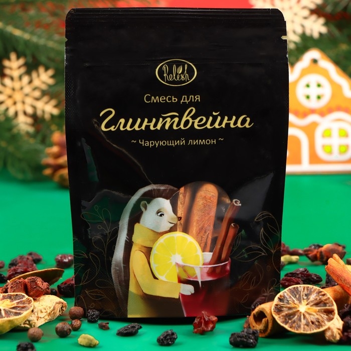 Смесь для глинтвейна  Смесь для глинтвейна "Чарующий лимон", 40г