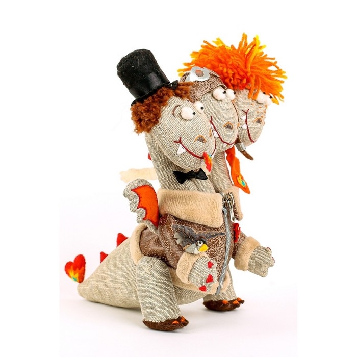 Набор для изготовления текстильной игрушки «Змей Горыныч» высота — 21,5 см Набор для изготовления текстильной игрушки «Змей Горыныч» высота — 21,5 см