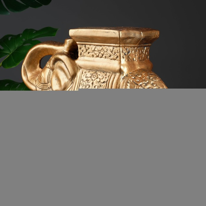 Фигура - подставка  Фигура - подставка "Слон" бронза, 21х54х43см