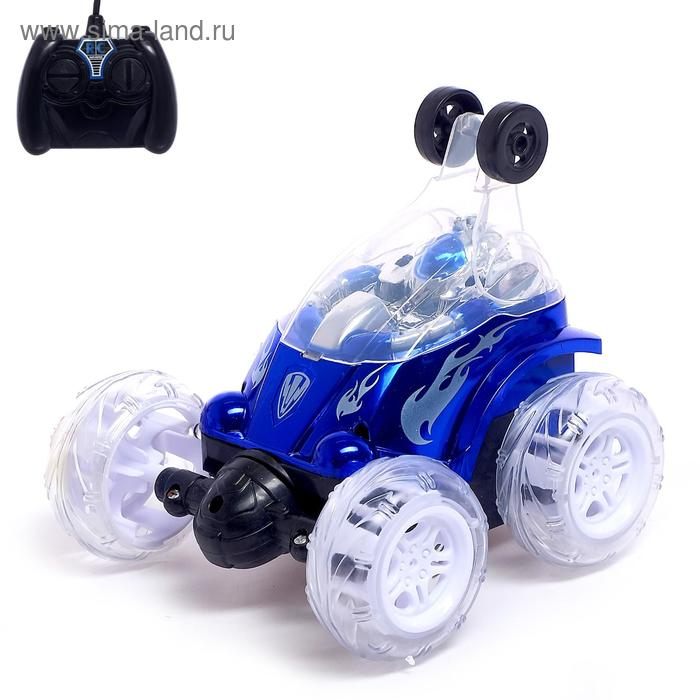 Перевёртыш радиоуправляемый «Скорость», свет, работает от аккумулятора, МИКС Перевёртыш радиоуправляемый «Скорость», свет, работает от аккумулятора, МИКС