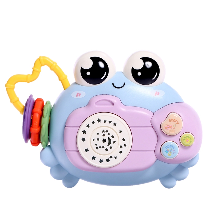 Музыкальная игрушка «Крошка Краб», звук, свет, цвета МИКС Музыкальная игрушка «Крошка Краб», звук, свет, цвета МИКС