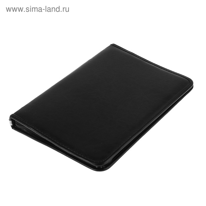 Пaпка деловая, искусственная кожа, для бумаг, 360 х 260 х 30 мм, 6Л35 Пaпка деловая, искусственная кожа, для бумаг, 360 х 260 х 30 мм, 6Л35 "Лайт", чёрная
