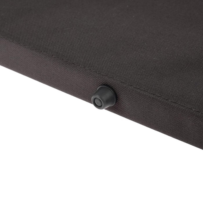 Папка для чертежей и рисунков для художников А2, 640 х 450 х 30 мм, с ручками, текстильная, плечевой ремень, Estado, чёрная/красная кант