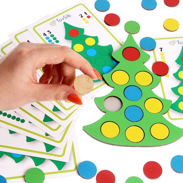 Мозаика «Наряжаем ёлку» Мозаика «Наряжаем ёлку»