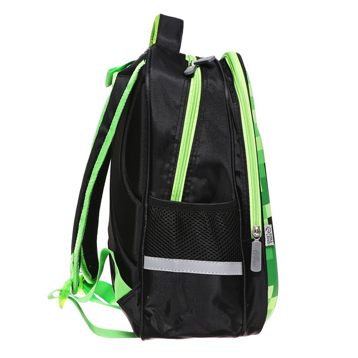 Рюкзак каркасный Calligrata  Рюкзак каркасный Calligrata "Пиксельный мир", 39х30х14 см, универсальный