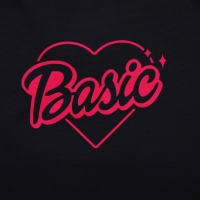Шопер Basic, 35х0.5х40 см, отдел без молнии, без подклада, чёрный