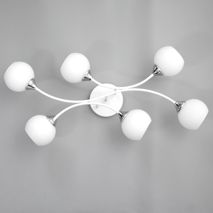 Люстра ГАЛЛОП Люстра ГАЛЛОП "Рассвет" 6х60Вт Е27 белый