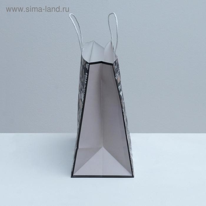 Пакет подарочный крафтовый, упаковка, «Крутой», 32 х 28 х 15 см Пакет подарочный крафтовый, упаковка, «Крутой», 32 х 28 х 15 см