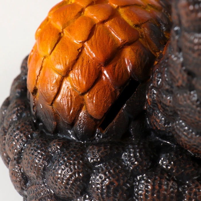 Новогодняя копилка  Новогодняя копилка "Змейка Гумми"  22 х 16 х 18 см, коричнево-оранжевый