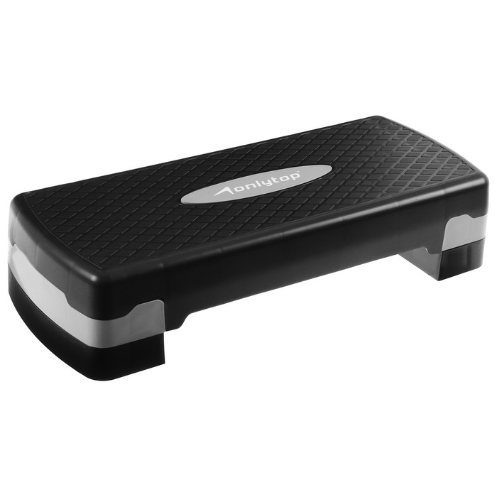 Степ-платформа ONLYTOP, 2-уровневая, 68×28×15 см, до 100 кг Степ-платформа ONLYTOP, 2-уровневая, 68×28×15 см, до 100 кг