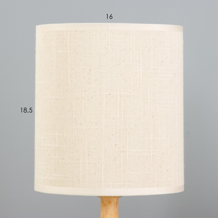 Настольная лампа Настольная лампа "Араз" E27 40Вт светлое дерево 16х16х36 см RISALUX