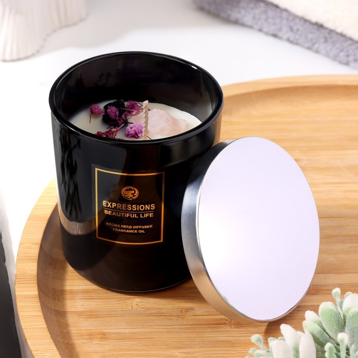 Свеча ароматическая  Свеча ароматическая "Aromatic Candle", английская груша и фрезия