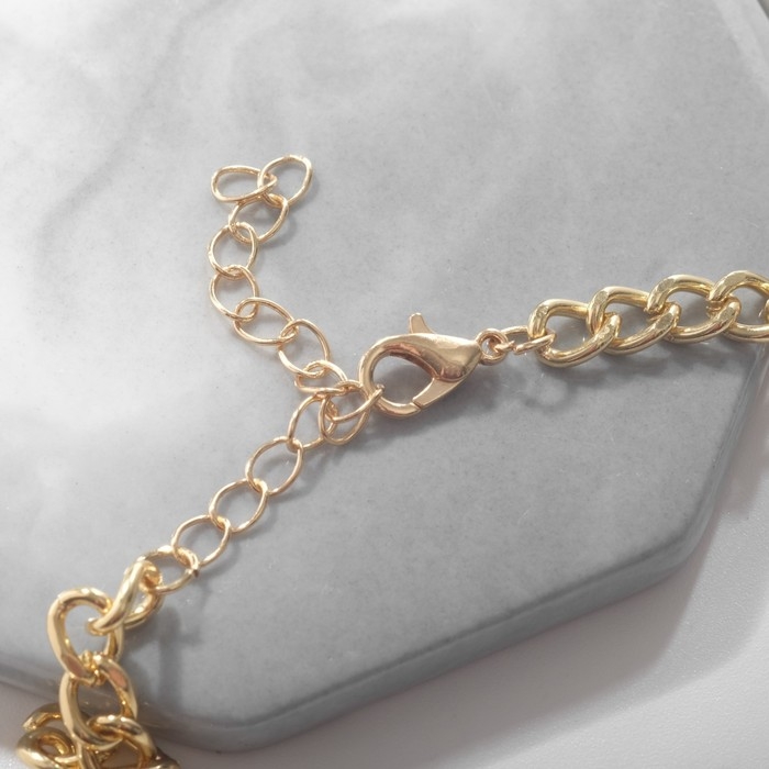 Колье «Дино» с подвесками, цветное в золоте, 40 см Колье «Дино» с подвесками, цветное в золоте, 40 см