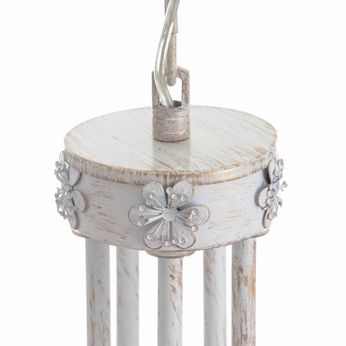 Люстра Люстра "Элессия" 5xE14 40Вт белый с золотой патиной 55х55х41,5-100 см BayerLux