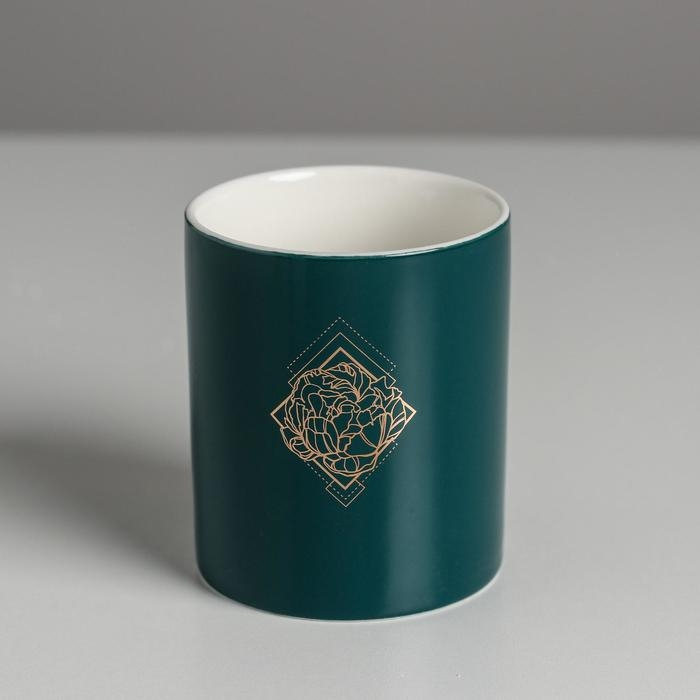 Горшок для цветов с тиснением, «Роза», 8 х 9.5 см Горшок для цветов с тиснением, «Роза», 8 х 9.5 см